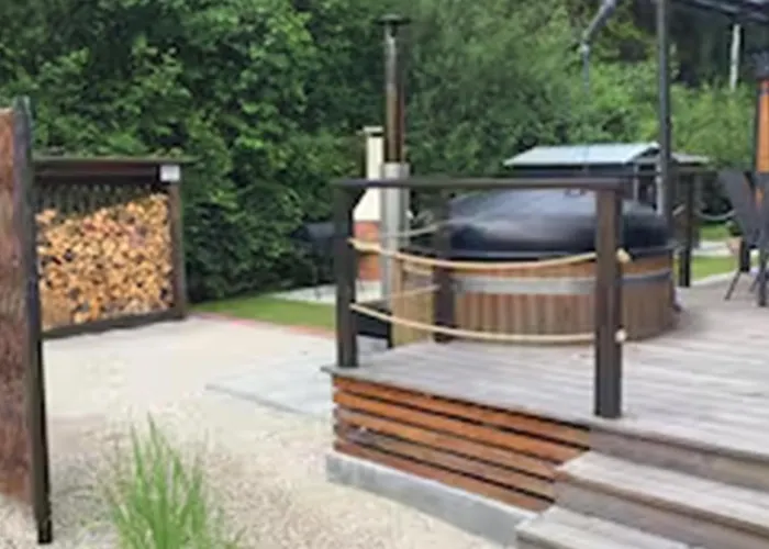 Mobilheim Am Murner - Privater Badezuber & Grill * Wackersdorf